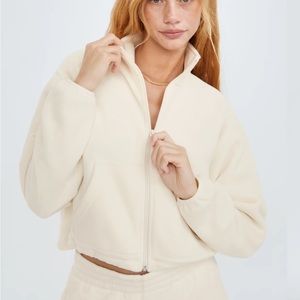 Tna Polar Zip Up in Whisper White size S